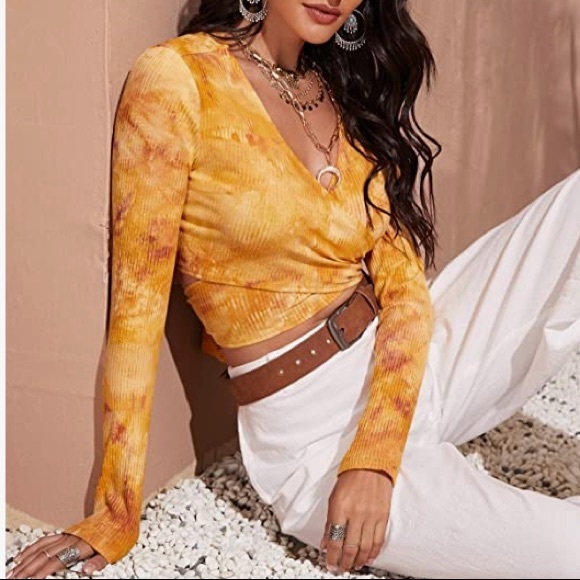 Chic Nation Tops - Sun kissed Tie dye top